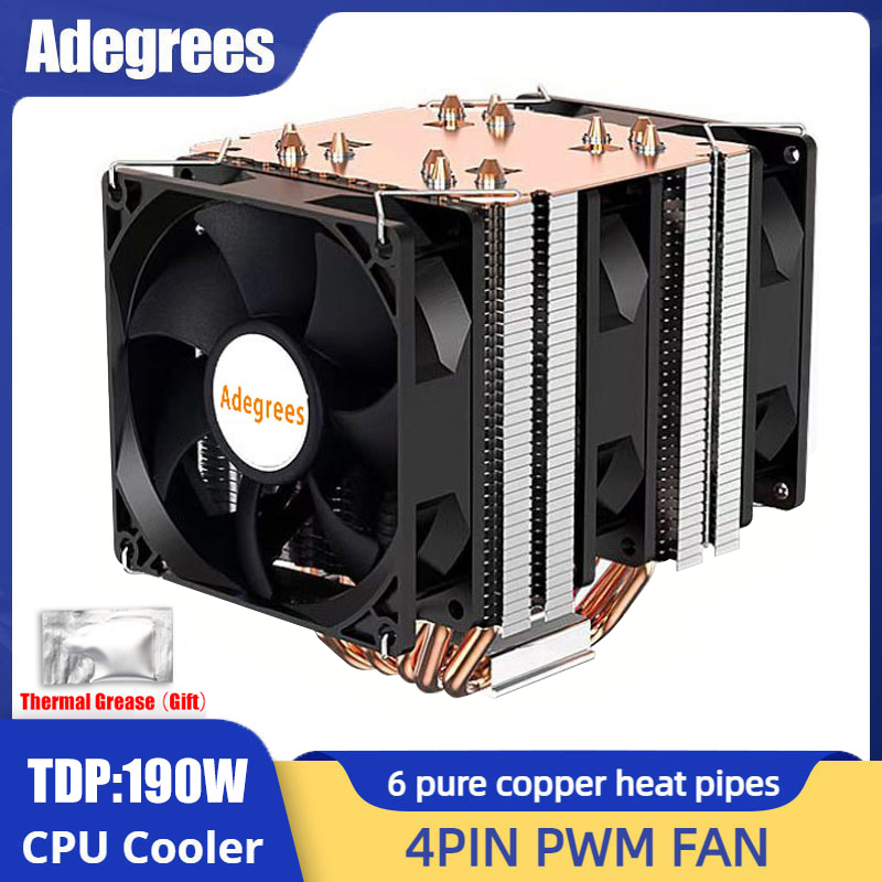 Air Cooler Cpu - Enfriador de CPU de 6 tubos
