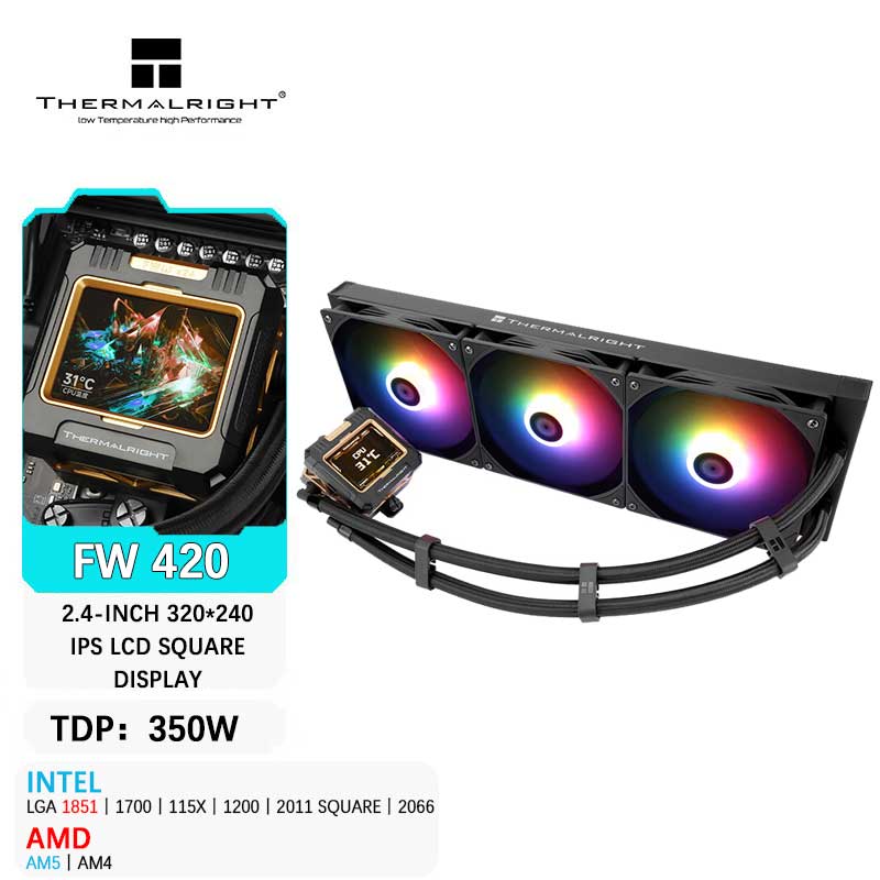 Thermalright FW 420 todo en un - Aio Liquid Cooler reseña y precio