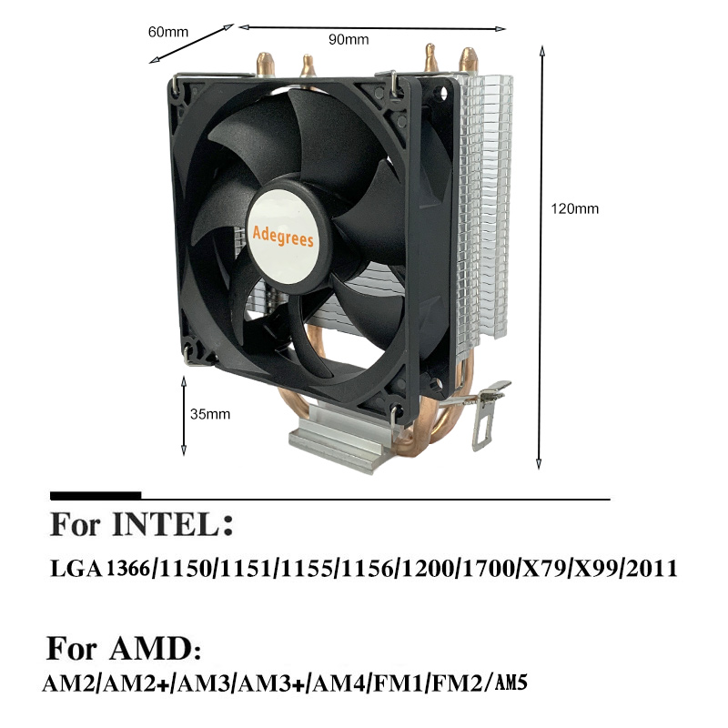 X99 CPU enfriador de aire proc - Air Cooler Cpu reseña y precio