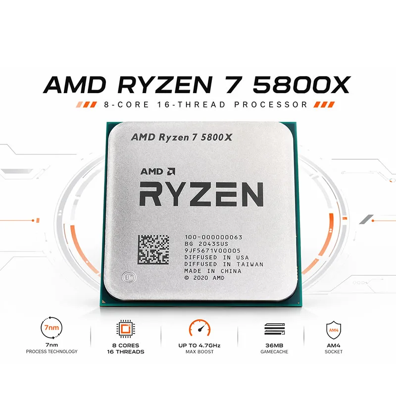 Chip de Escritorio AMD Ryzen 7 - Cpu Fan reseña y precio
