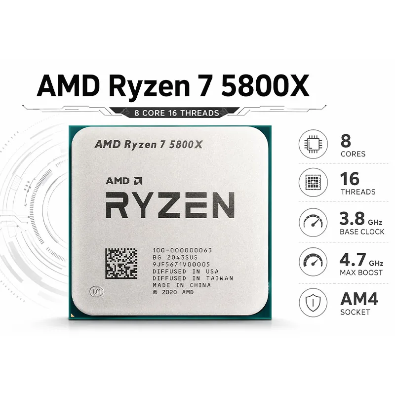 Chip de Escritorio AMD Ryzen 7 - Cpu Fan reseña y precio